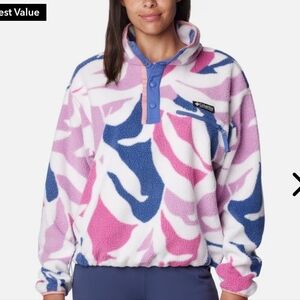 Women's Helvetia Cropped Half Snap Fleece Nwot